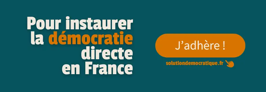 adhesion instaurer democratie directe