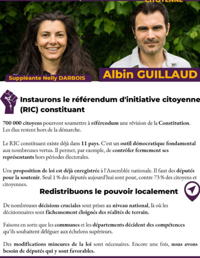 Espoir RIC albin guillaud tract