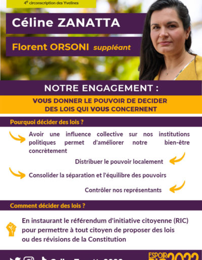 celine zanatta espoir ric affiche