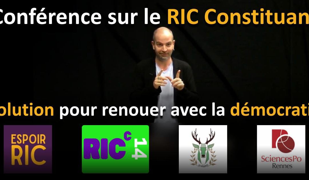 Conférence sur le RIC Constituant – La solution pour renouer avec la démocratie