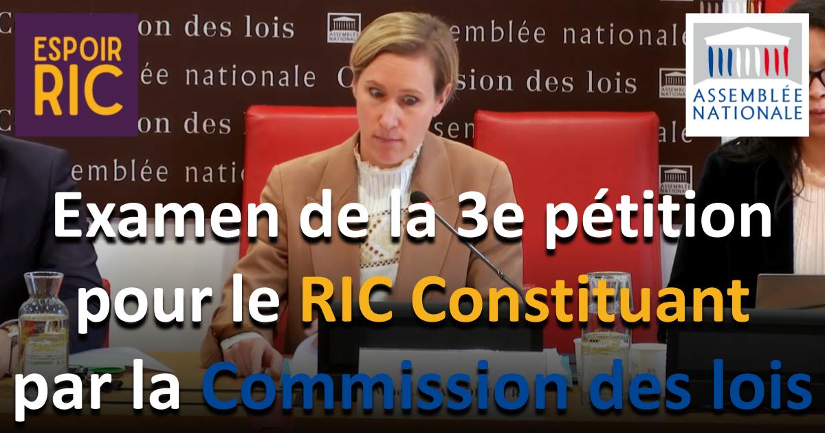 Examen de la 3e pétition pour le RIC Constituant – Nos réponses